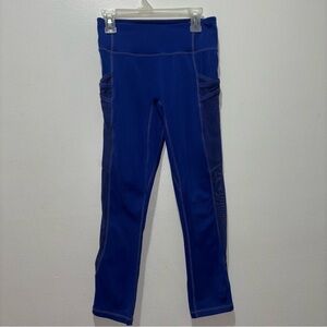Blue Active Leggings